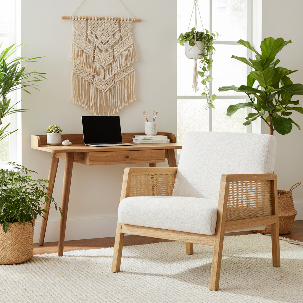 Boucle Accent Chair
