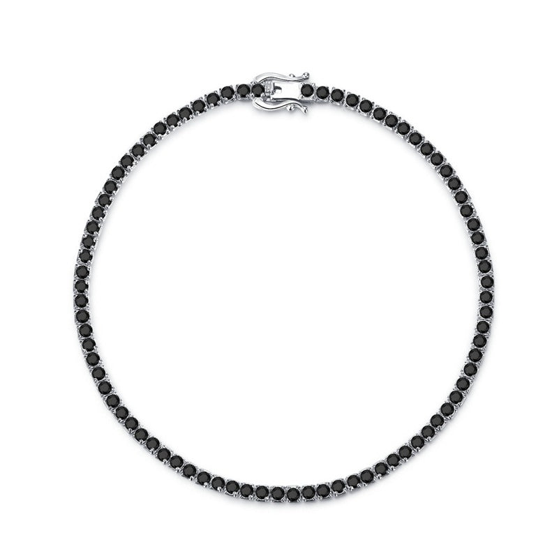 Elegant Sterling Diamond Bracelet for Women