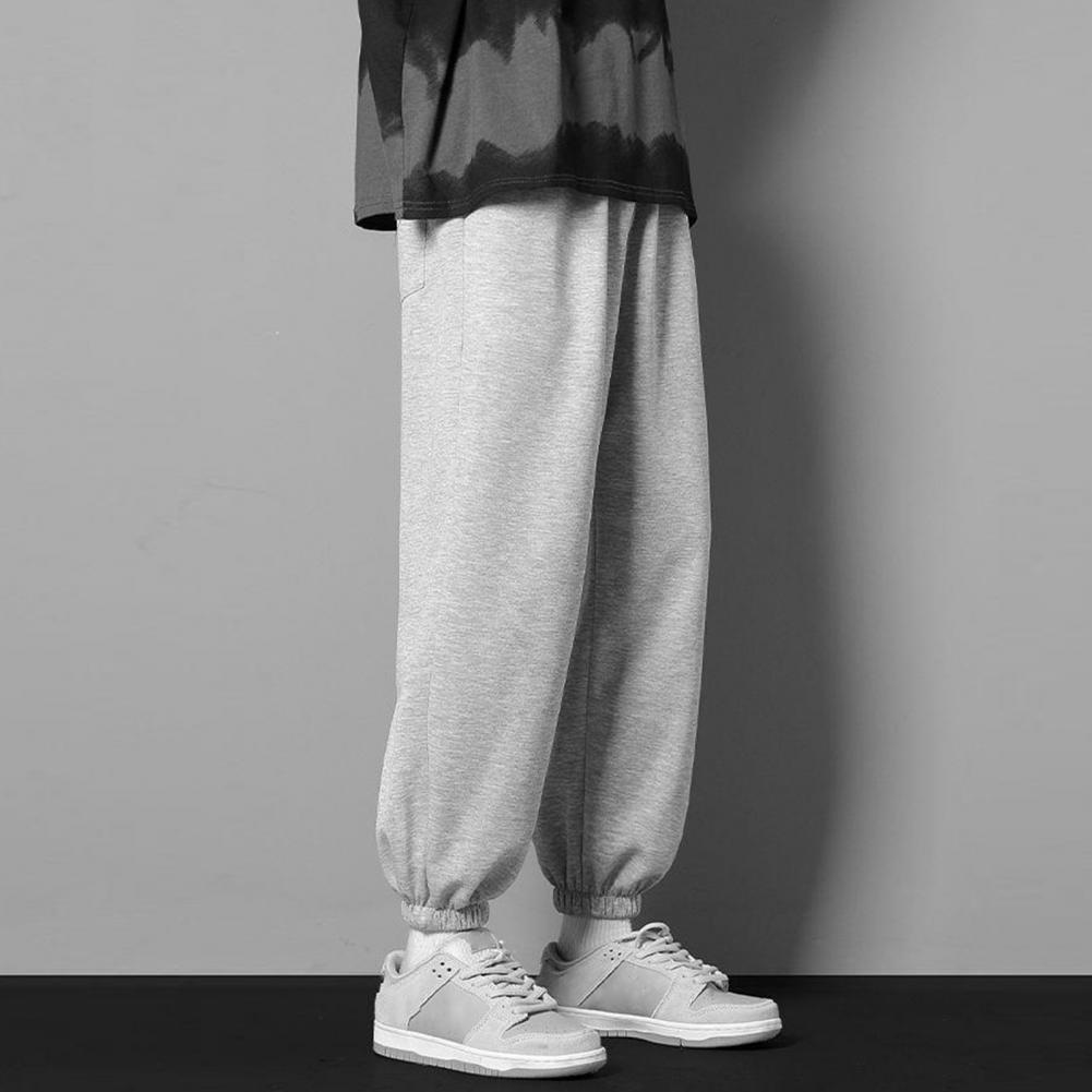 Men's Ice Silk Pants – Lightweight Loose Fit Casual Pants for Spring & Summer