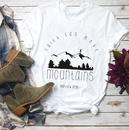 Faith Can Move Mountains-T-Shirts