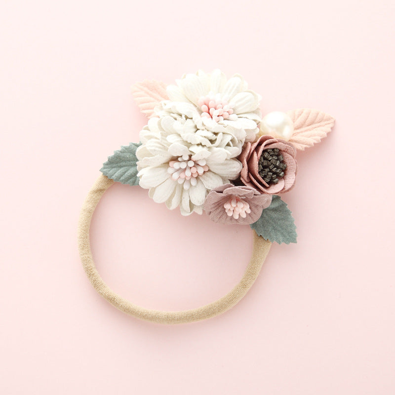 Children's Hair Band with Pearl Accents