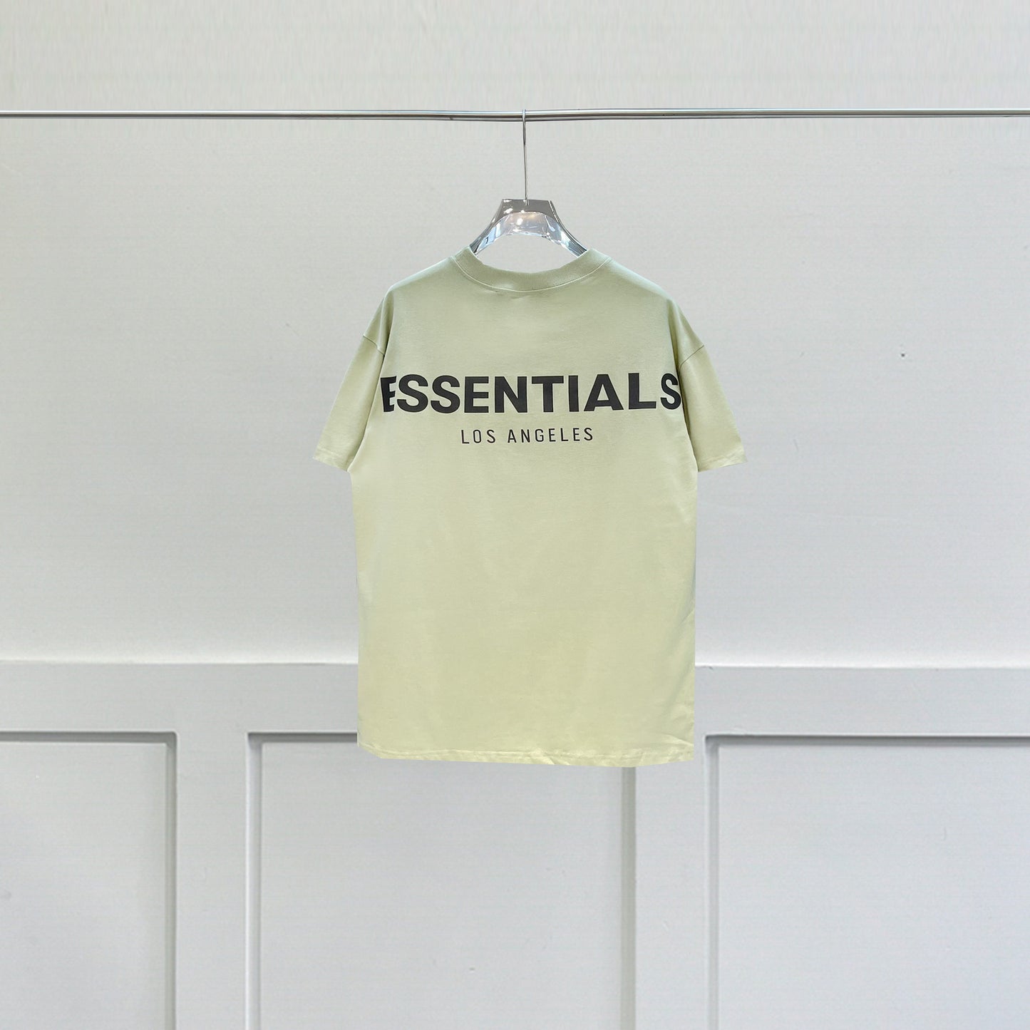 FOG Essentials Reflective Letter Tee – Loose Fit Unisex Short Sleeve T-Shirt