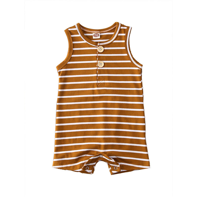 Baby Boy Striped Romper