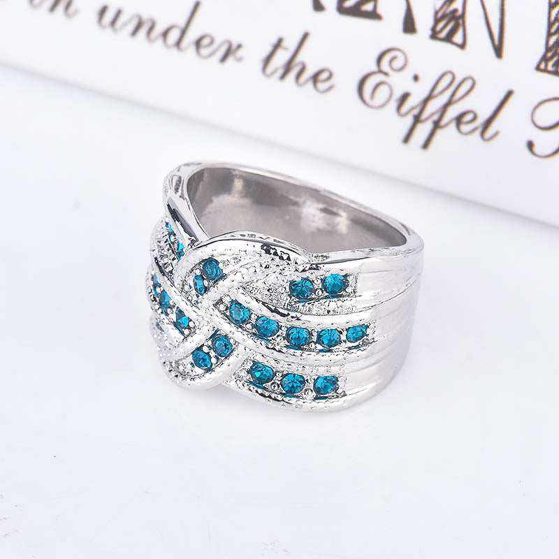 Sapphire Ring for Women – 925 Sterling Silver