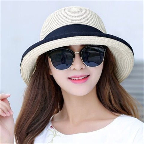 Women's Casual Summer Sunshade Straw Hat