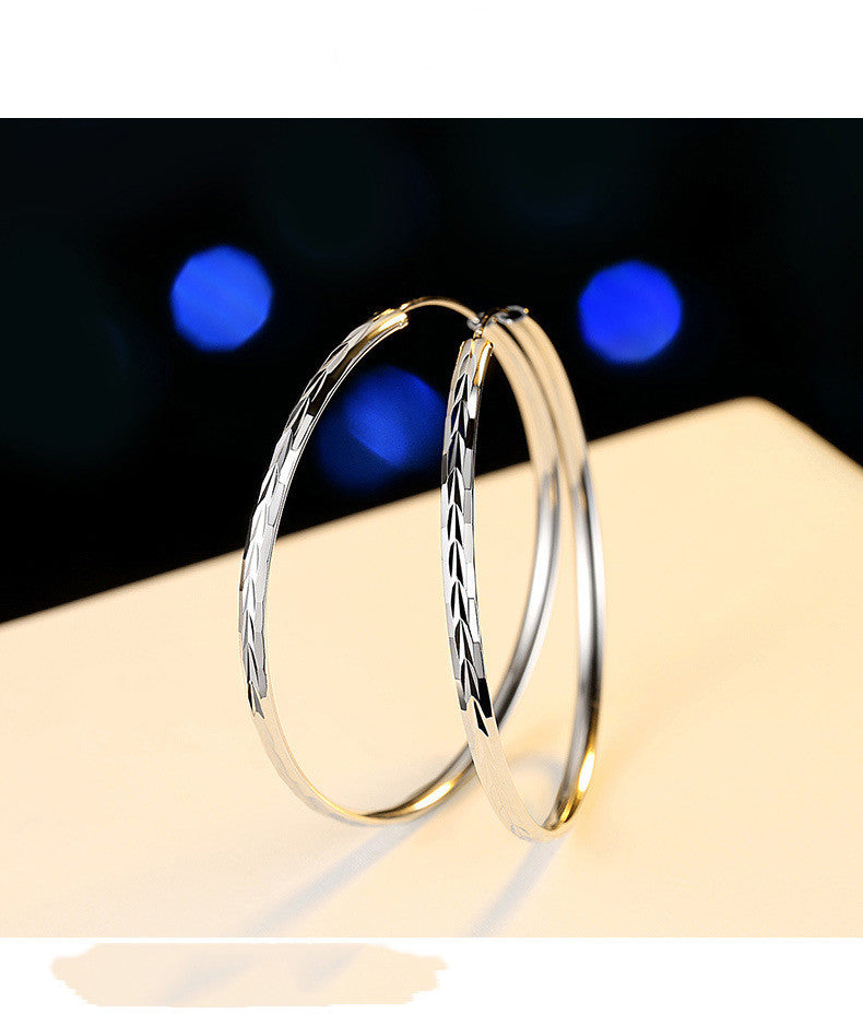 925 Silver Hoop Earrings for Women