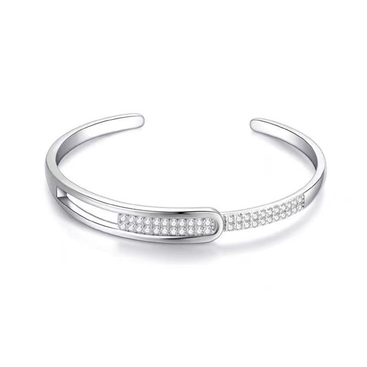 S925 Diamond Micro-Inlaid Sterling Silver Bracelet