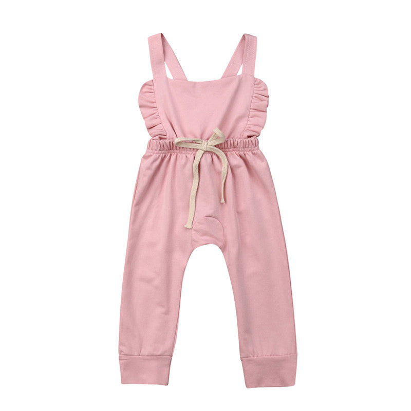 Summer Striped Cotton Baby Girls' Romper