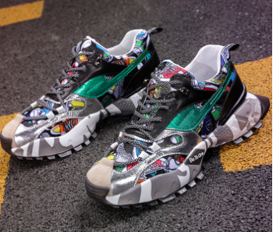 New Trendy Colorful Dad Sneakers for Men