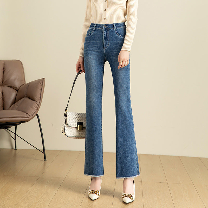 Women's Stretch Micro Flare Jeans