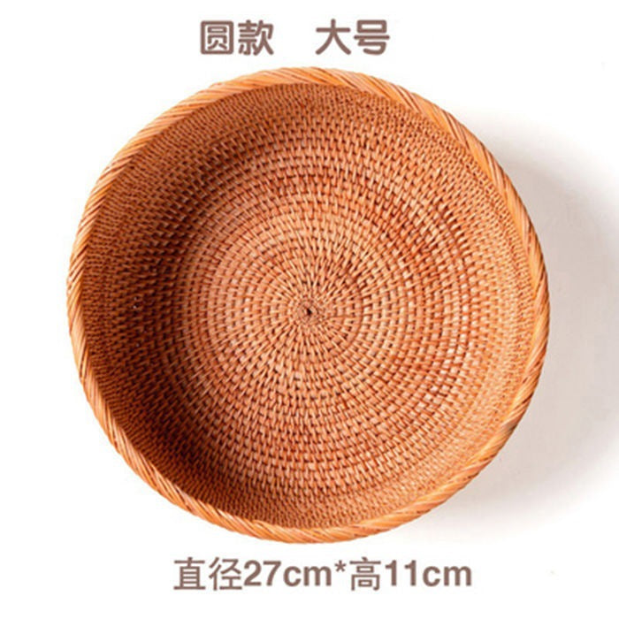 Vietnamese Wicker Rattan Basket Set (3 Pieces)