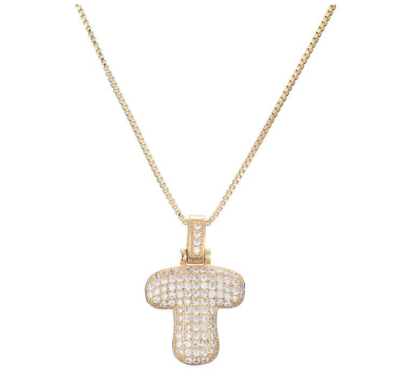 18K Gold Plated Initial Necklace