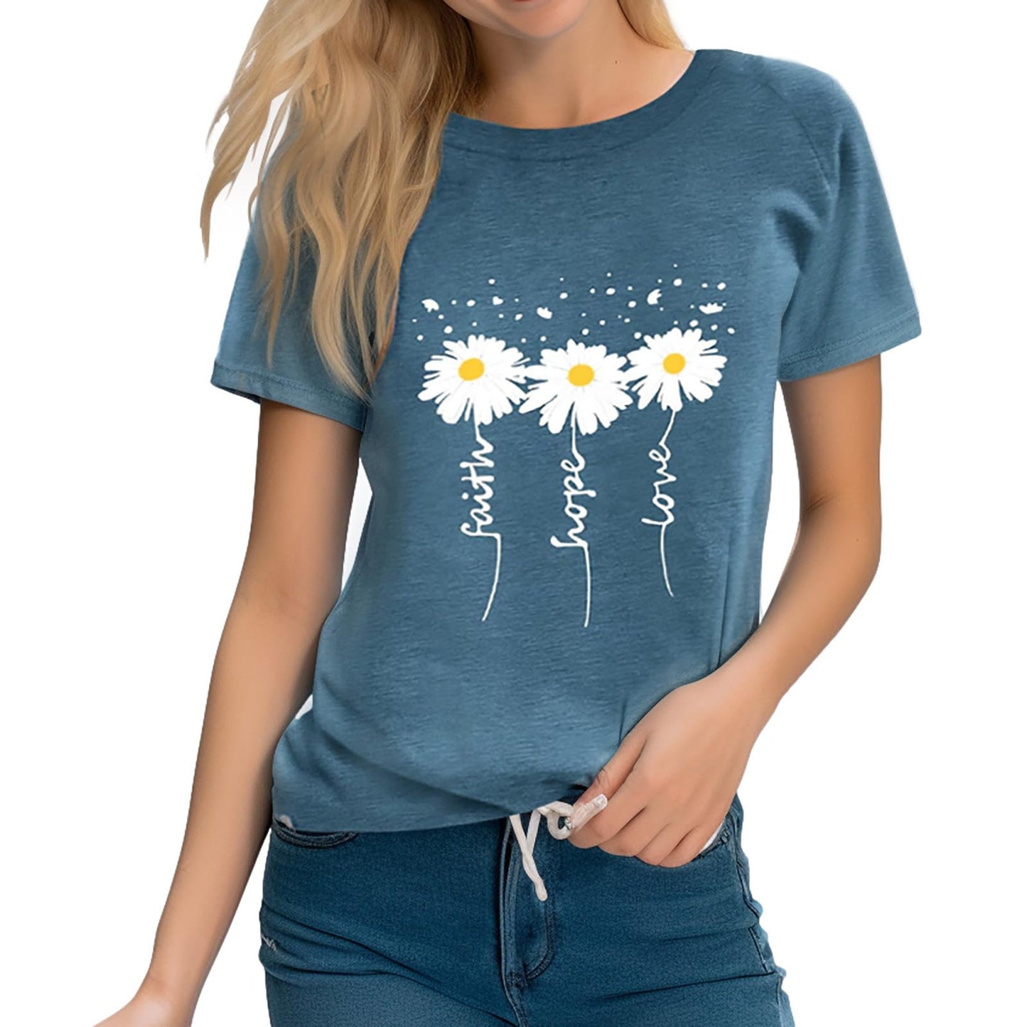 Graphic Inspirational T-Shirt – Women's Size Large