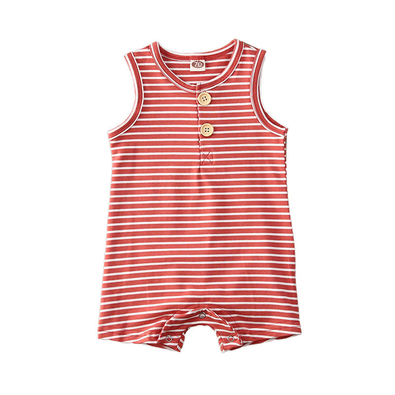 Baby Boy Striped Romper