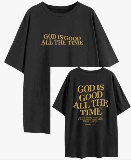 God Is Good Short Sleeve T-Shirt – Women's Faith-Inspired Graphic Tee