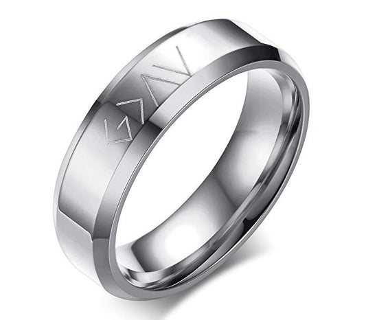God Is Greater Christian Scripture Ring – Stainless Steel Faith Ring in Black, Silver & Gold