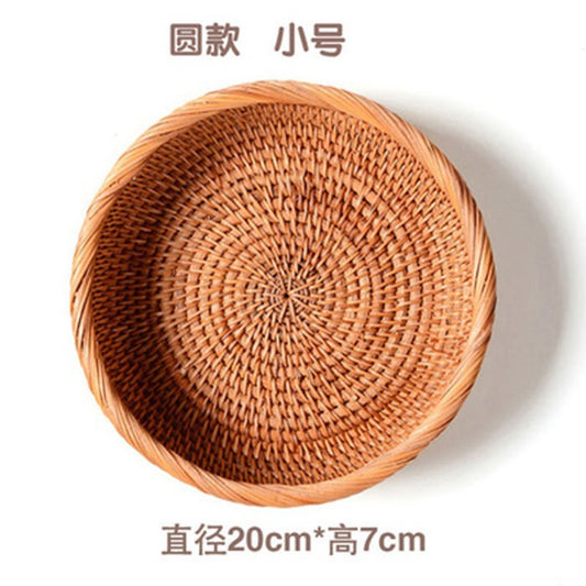 Vietnamese Wicker Rattan Basket Set (3 Pieces)
