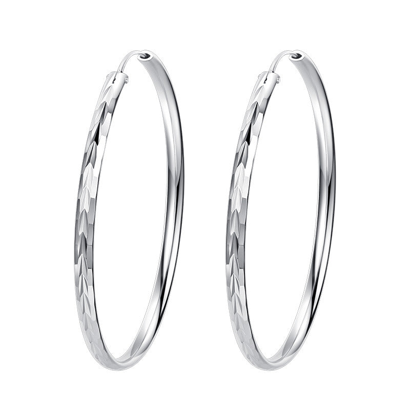 925 Silver Hoop Earrings for Women