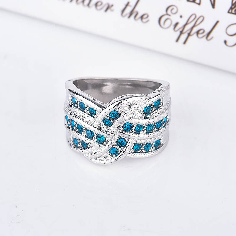 Sapphire Ring for Women – 925 Sterling Silver