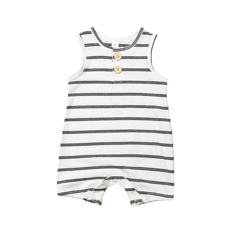 Baby Boy Striped Romper