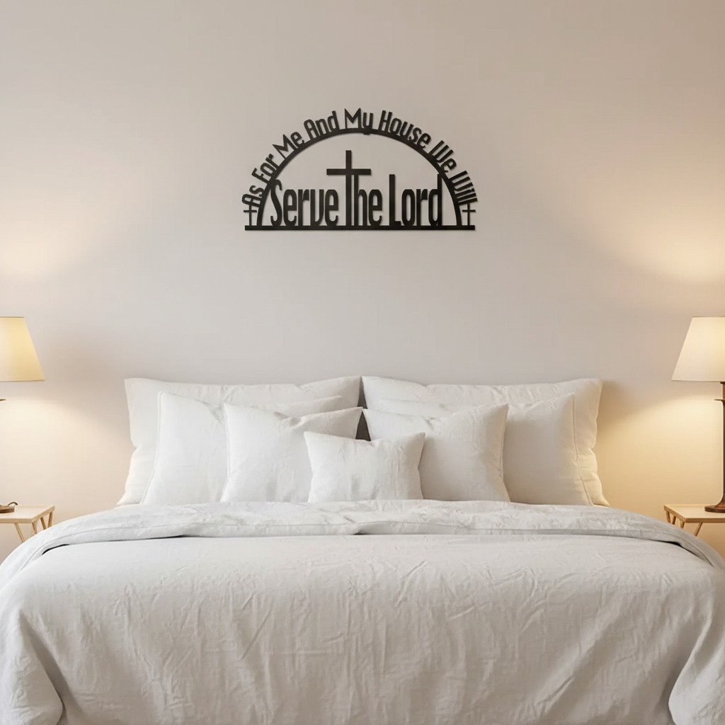 Cross & Bible Wall Art Decor for Home and Events