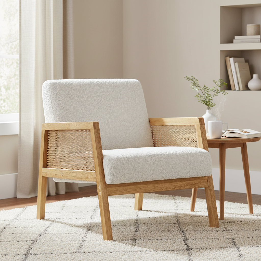 Boucle Accent Chair