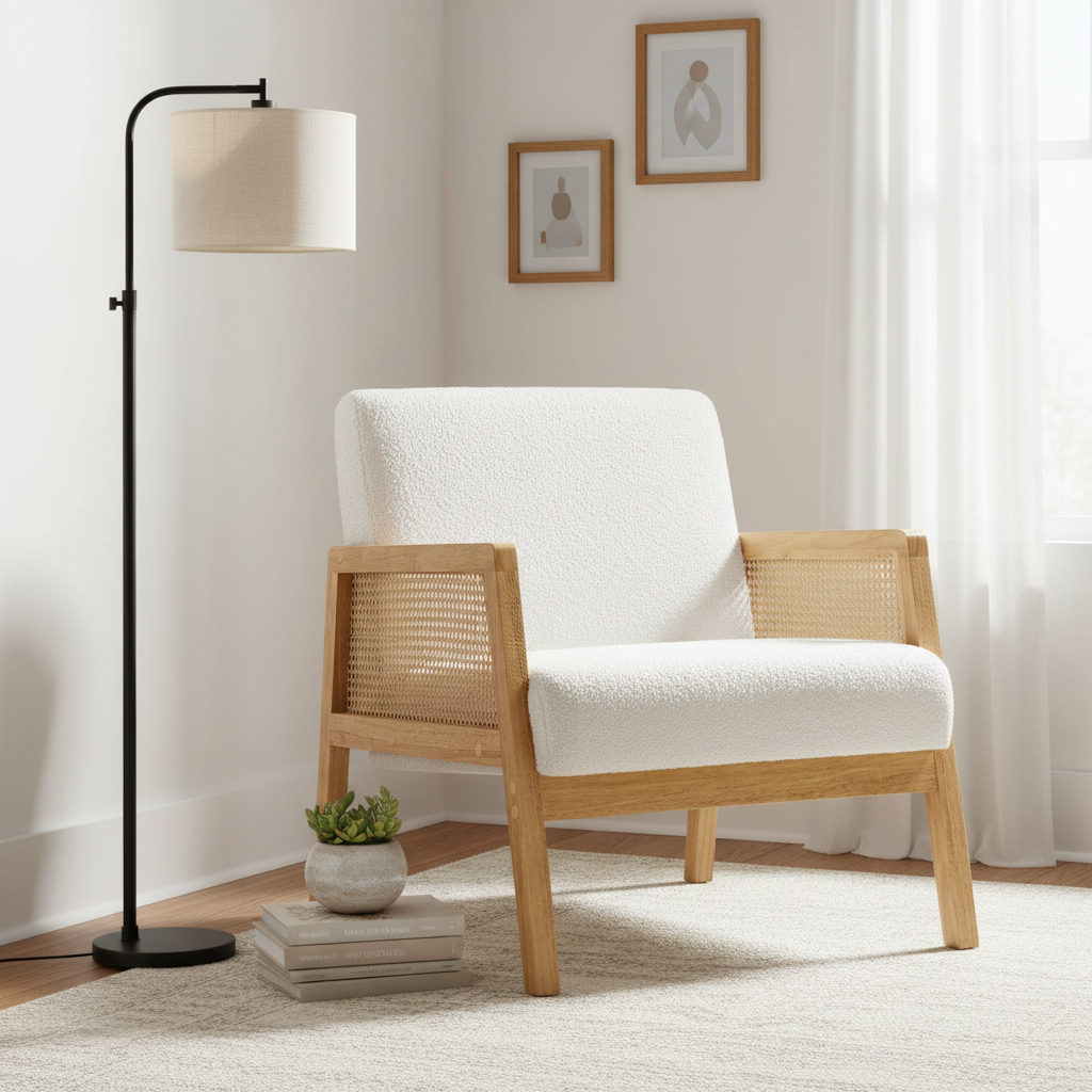 Boucle Accent Chair